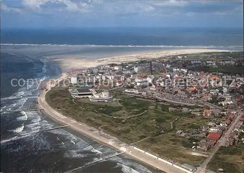 Borkum Nordseebad Fliegeraufnahme Kat. Borkum