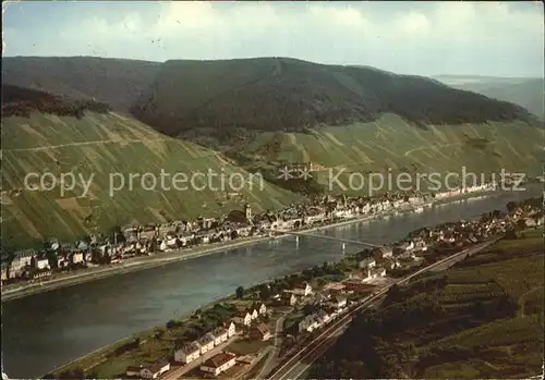 Zell Mosel Gesamtansicht  Kat. Zell (Mosel)