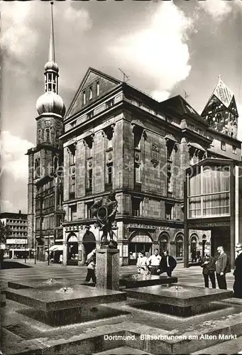 Dortmund Blaeserbrunnen am Alten Markt Kat. Dortmund