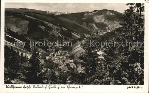 Schwarzatal Panorama Kat. Rudolstadt