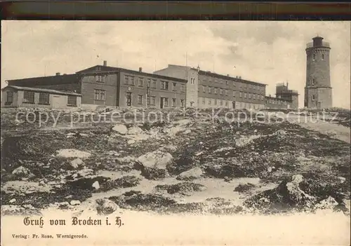 Brocken Aussichtsturm Kat. Wernigerode