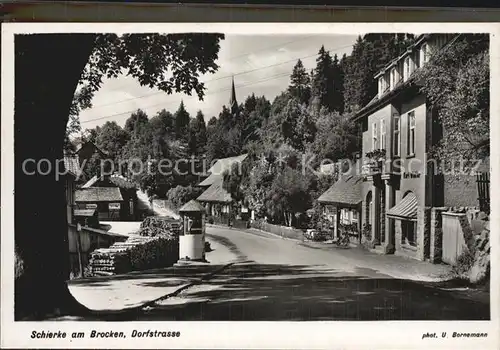 Schierke Harz Dorfstrasse Kat. Schierke Brocken