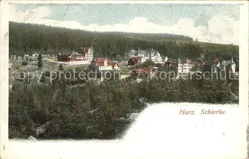 Schierke Harz Teilansicht Kat. Schierke Brocken