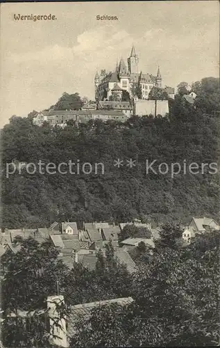 Wernigerode Harz Schloss Kat. Wernigerode