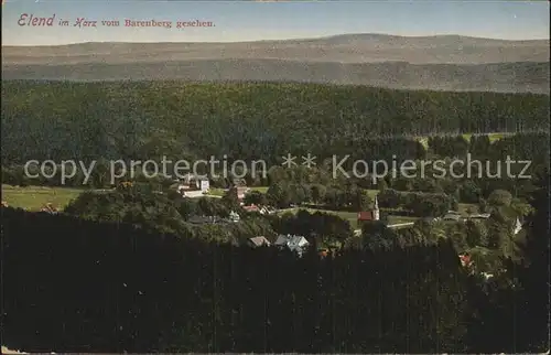 Elend Harz Blick vom Barenberg Kat. Elend Harz