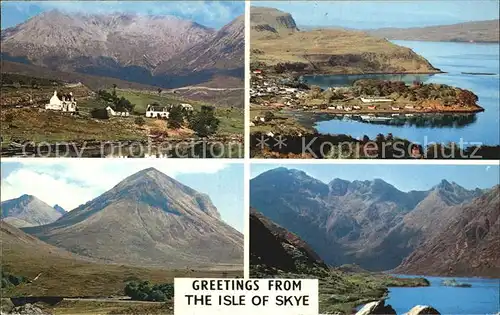 Isle of Skye Panorama Mountains Coast Red Hills Red Hills Portree from Fingals Seat Loch Coruisk Cuillin Hills from Sligachan