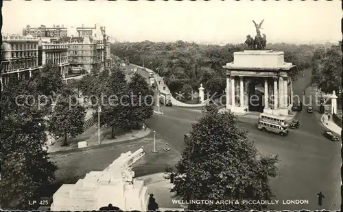 London Wellington Arch and Piccadilly Kat. City of London