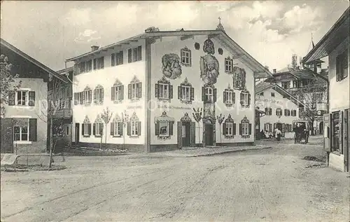 Oberammergau Bemaltes Haus Kat. Oberammergau