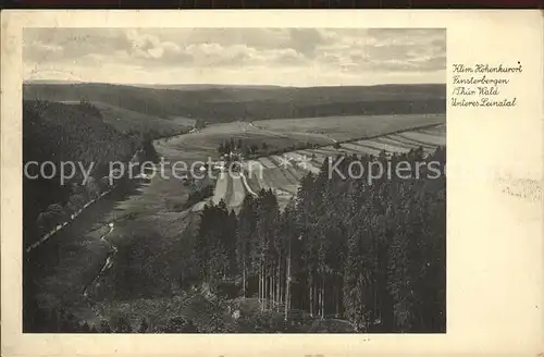 Finsterbergen Unteres Leinatal Kat. Finsterbergen Thueringer Wald