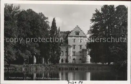 Friedrichroda Schloss Reinhardsbrunn Kat. Friedrichroda