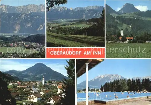 Oberaudorf Schwimmbad  Kat. Oberaudorf