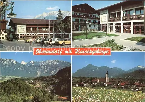 Oberaudorf Kaisergebirge Rathaus Kranzhorn  Kat. Oberaudorf