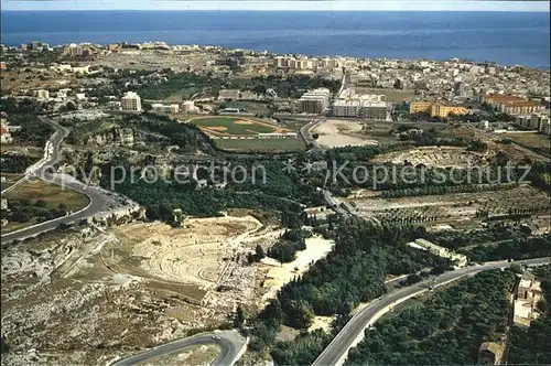 Siracusa Zona archeologica Veduta aerea Kat. Siracusa