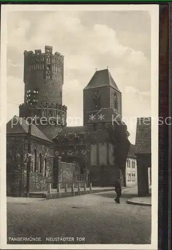 Tangermuende Neustaedter Tor Kat. Tangermuende