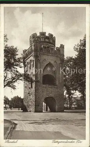 Stendal Tangermuender Tor Kat. Stendal