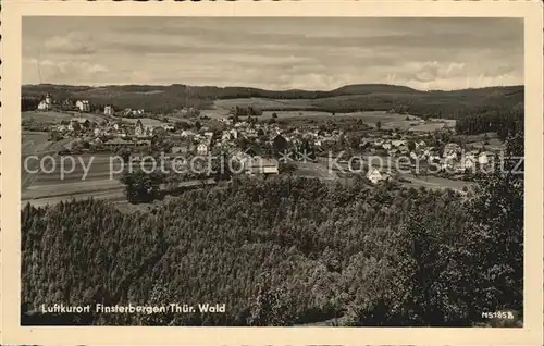 Finsterbergen Stadtansicht Kat. Finsterbergen Thueringer Wald