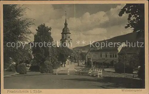 Friedrichroda Wilhelmsplatz Kat. Friedrichroda