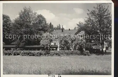 Friedrichroda Gasthaus Klostermuehle Kat. Friedrichroda