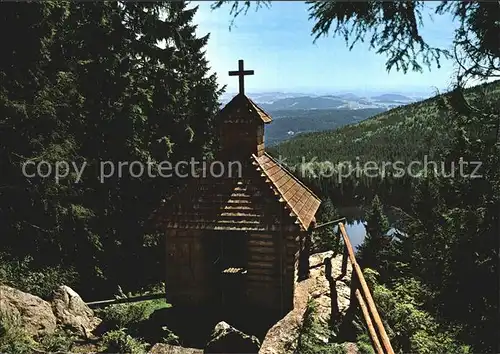 St Oswald Riedlhuette Rachelkapelle Rachelsee Kat. Sankt Oswald Riedlhuette