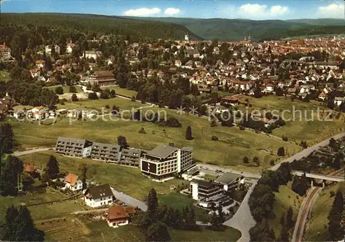 Freudenstadt Hoehenluftkurort Schwarzwald Fliegeraufnahme Kat. Freudenstadt