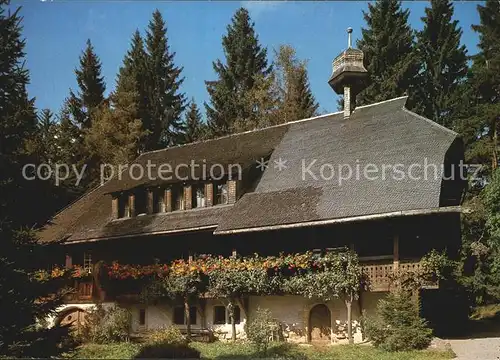 Grafenhausen Schwarzwald Rothaus Schwarzwaelder Heimatmuseum Huesli Kat. Grafenhausen