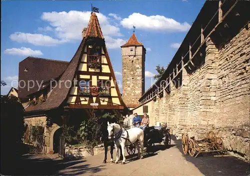 Rothenburg Tauber Alte Schmiede  Kat. Rothenburg ob der Tauber