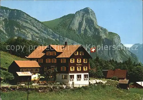 Vermol mit Berggasthaus Alpenroesli Kat. Mels