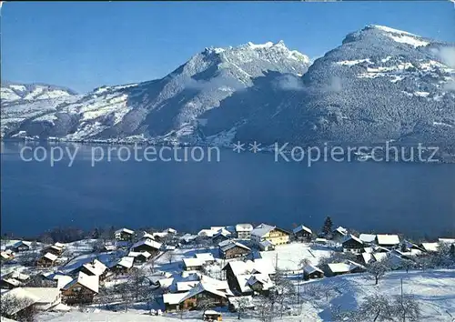 Krattigen Thunersee Sigr Rothorn Niederhorn Kat. Krattigen