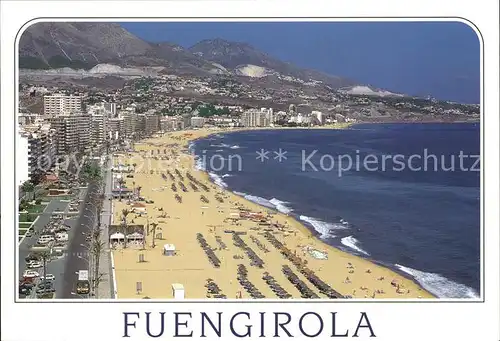 Fuengirola Costa del Sol Strand Kat. Spanien