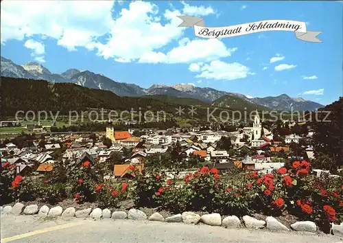 Schladming Obersteiermark Bergstadt Panorama Kat. Schladming