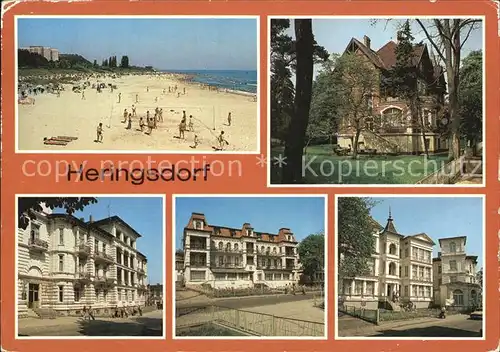 Heringsdorf Ostseebad Usedom Strand Erholungsheime Neptun Camara M Balia Giuseppe di Vittorio Einheit Kat. Heringsdorf