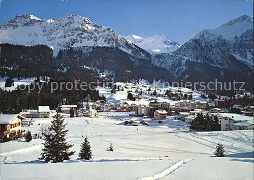 Lai Lenzerheide mit Parpaner Rothorn Piz Nair und Schafberg