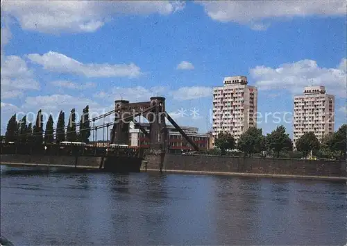 Wroclaw Most Grunwaldzki Oder Bruecke Hochhaeuser Kat. Wroclaw Breslau