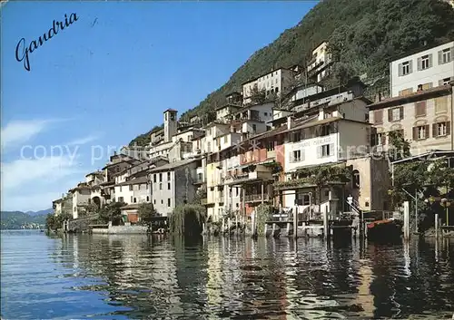 Gandria Lago di Lugano Teilansicht Kat. Gandria