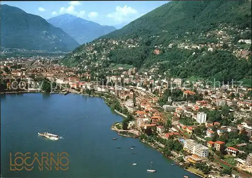 Locarno Lago Maggiore Fliegeraufnahme / Locarno /Bz. Locarno