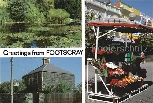 Footscray Lake Park Historical Bluestone Cottage Flowerstall Mall