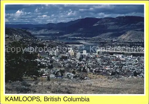 Kamloops Panorama Thompson River Mountains Kat. Kamloops