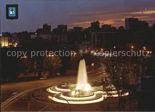 Madrid Spain Plaza Republica Argentina Delfinspringbrunnen Kat. Madrid