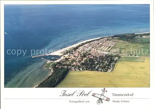 Poel Insel Timmendorf Luftbild Kat. Insel Poel