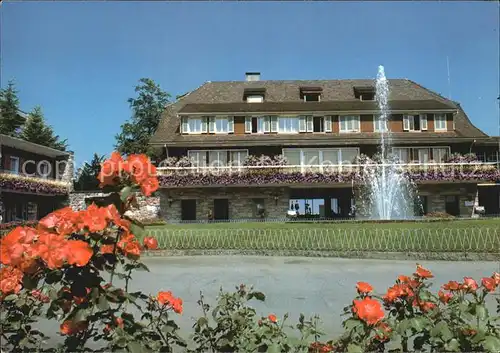 Buergenstock Haus Schweiz Springbrunnen  Kat. Buergenstock