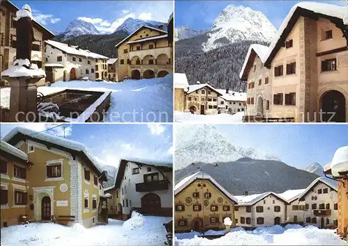 Scuol Tarasp Vulpera Engadiner Haeuser Scuol / Scuol /Bz. Inn