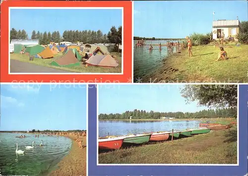 Magdeburg Naherholungsgebiet Barleber See Campingplatz Badestrand Kat. Magdeburg