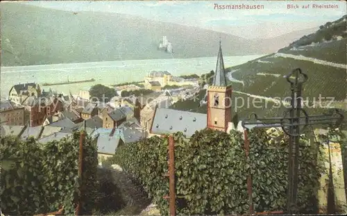 Assmannshausen Rheinstein  / Ruedesheim am Rhein /