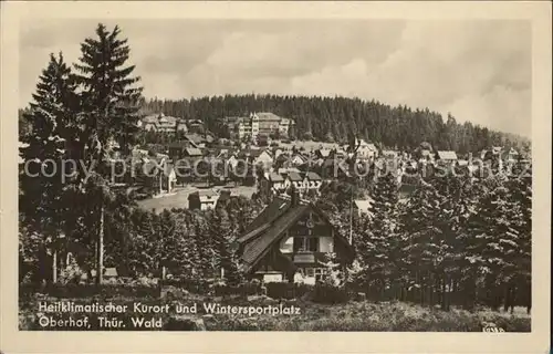 Oberhof Thueringen Teilansicht Kat. Oberhof Thueringen