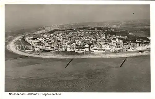 Norderney Nordseebad Fliegeraufnahme Kat. Norderney