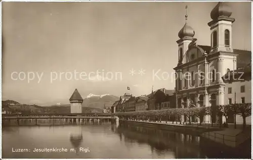 Luzern LU Jesuitenkirche Rigi Kat. Luzern