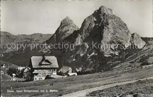 Stoos SZ Hotel Klingenstock Mythen Kat. Stoos