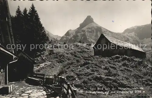 Schwyz Natufreundehuette Hohflaesch Zindelspitze Kat. Schwyz