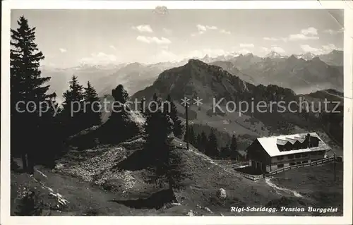 Rigi Scheidegg Pension Burggeist Kat. Rigi Scheidegg