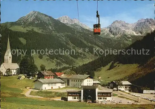 Mittelberg Kleinwalsertal Walmendingerhorn Bahn Kat. Oesterreich